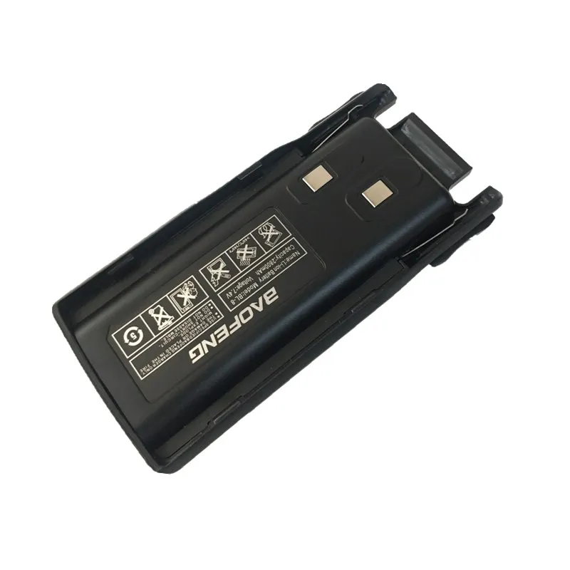 2 шт BAOFENG UV-82 Батарея 2800 MAH 7,4 V для UV82 UV-8D портативный любительский радиопередатчик УКВ портативной рации 10 км Baofeng радиоприемник BL-8