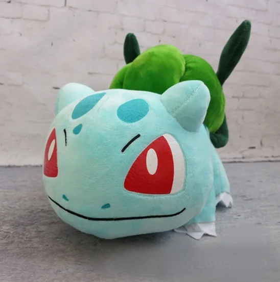 

Bulbasaur stuffed plush toys cute high quality anime doll for Children gift Childhood collection Christmas gift