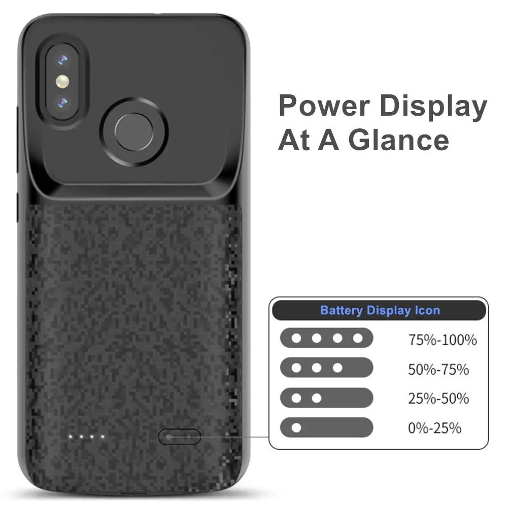Чехол для зарядного устройства для Xiaomi Mi 8 SE 4700 mAh, чехол для аккумулятора, чехол для зарядного устройства, ультра тонкий внешний чехол
