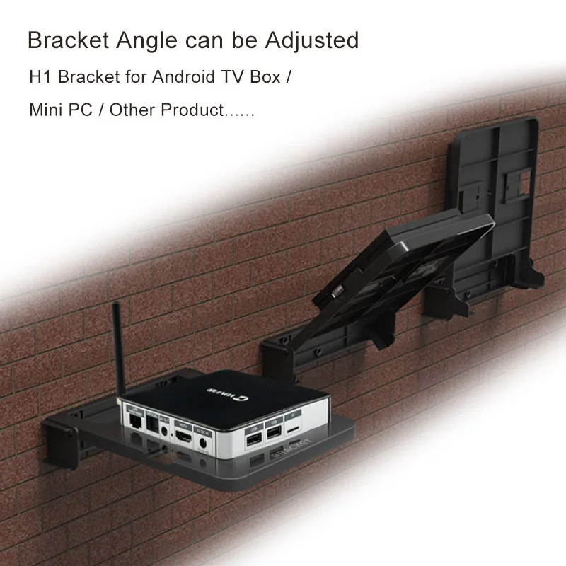 H1 складной кронштейн 100-135 мм для Android ТВ приставка X96 мини/T9/H96 Макс стенд держатель стойки настенные крепления для хранения
