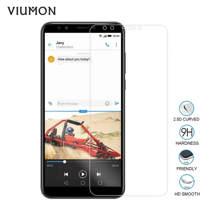 

For Huawei Y9 2018 Tempered Glass 7A 6C Pro Screen Protector Honor 8 9 Lite Huawei P20 Lite P8 P9 Lite 2017 Protective 9H Film