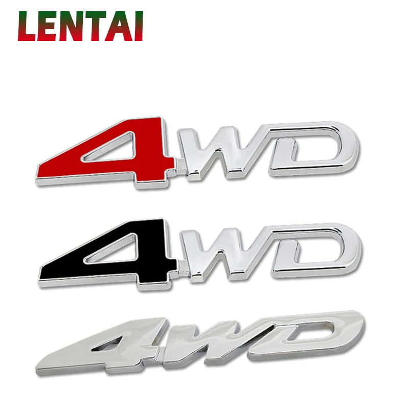 OVERE 1 шт. автомобильный 3D металлический стикер 4WD 4X4 для Toyota c hr Kia sportage Peugeot 3008 Honda civic