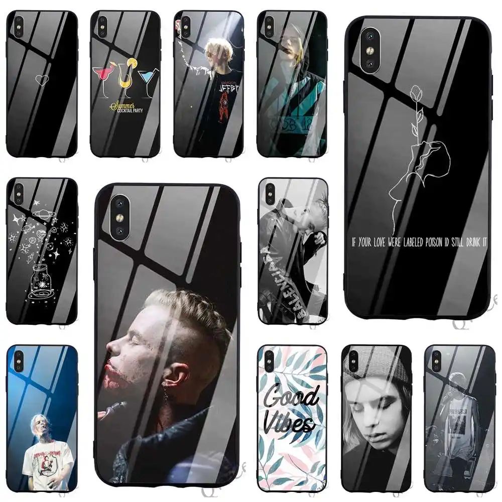 

Colorful Pharaoh Tempered Glass Phone Cover for iPhone 6 Plus Case 7 XR X 8 5 6S 5S SE Xs Max Back