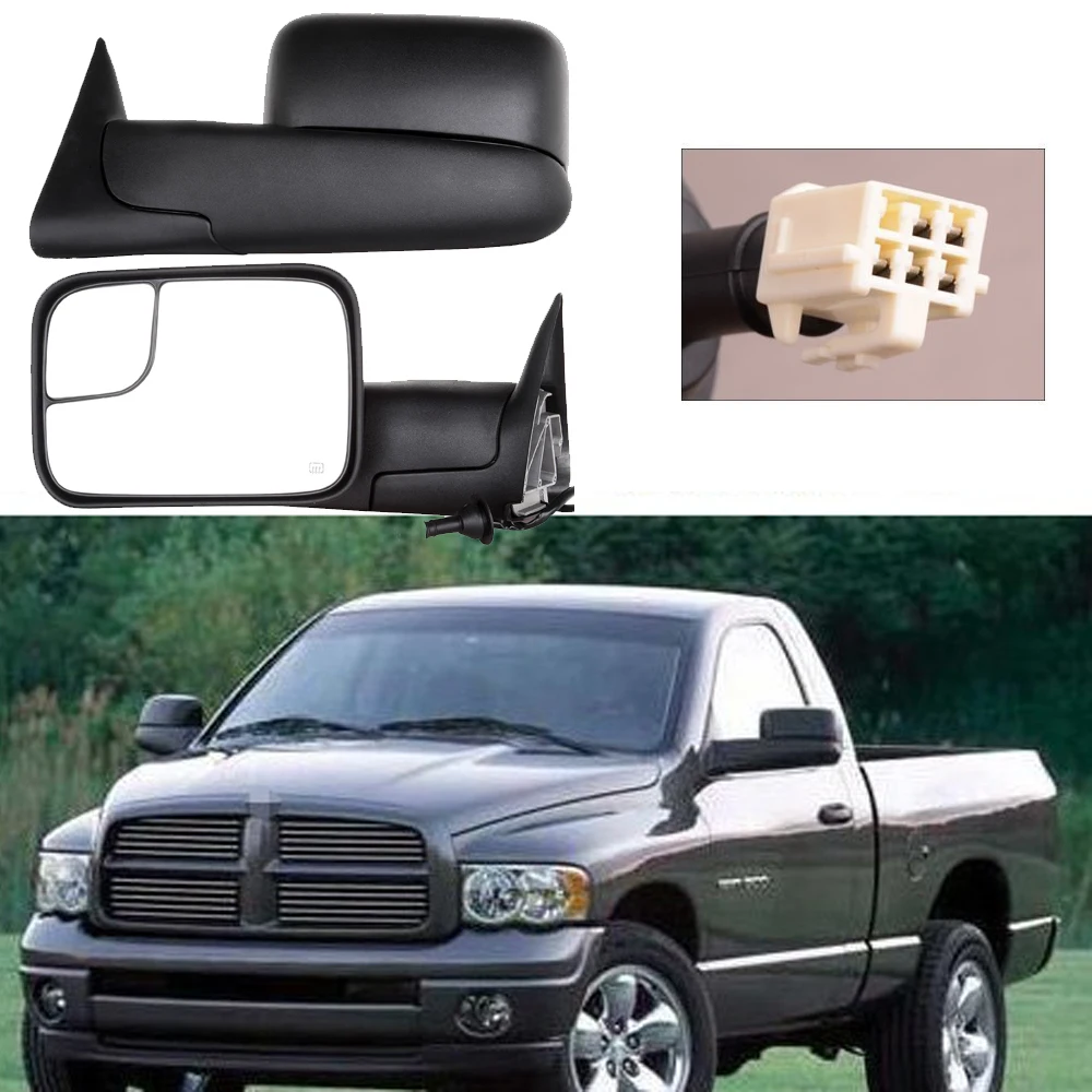 Телескопическое зеркало с электроподогревом для Dodge Ram 1998 2001 1500/1998 2002|mirror system|telescope