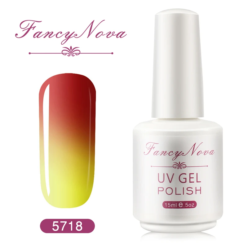 2017 Fancynova 15 мл сгвпоон де гель лак акриловая краска для ногтей lucky тепловой vernis полу