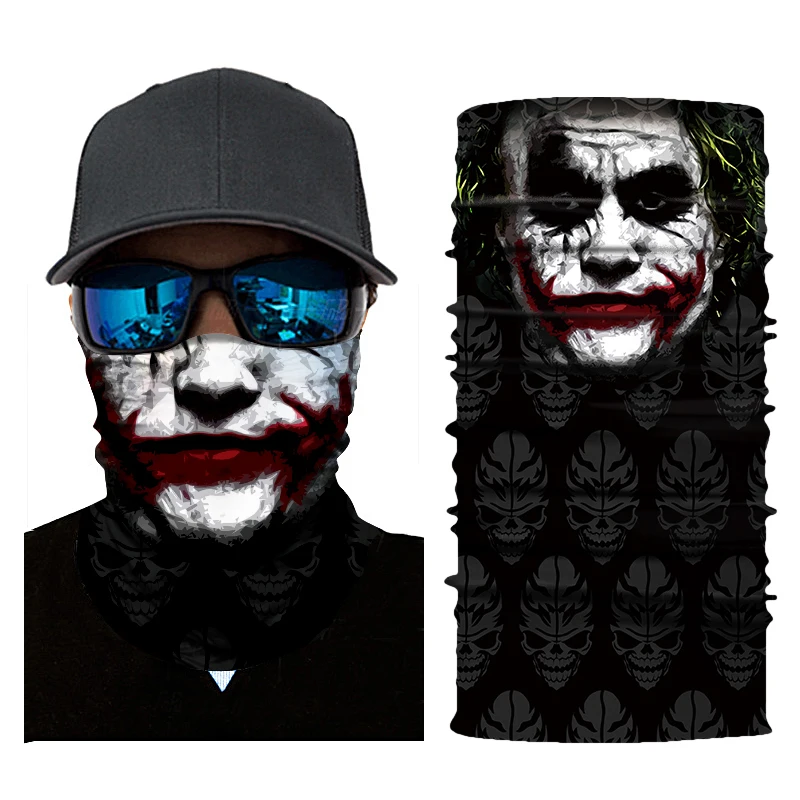 Motorcycle Biker Mask Face Shield Balaclava Mask Skull Face Masks Ghost Cycling Ski Bandanas Mascara Moto Motosiklet Mask