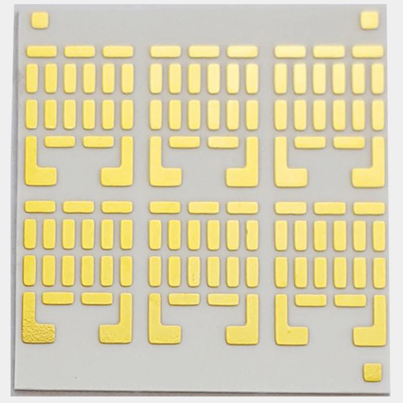 

DPC Alumina Thin Film Ceramic Circuit PCB Board Electroplating Gold MEMS Circuit Board