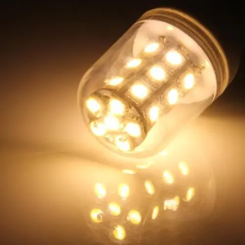 10 X E14 5050 SMD 24LED Ampoule Lampe прожектор светодиодное освещение Кукуруза 220В белый