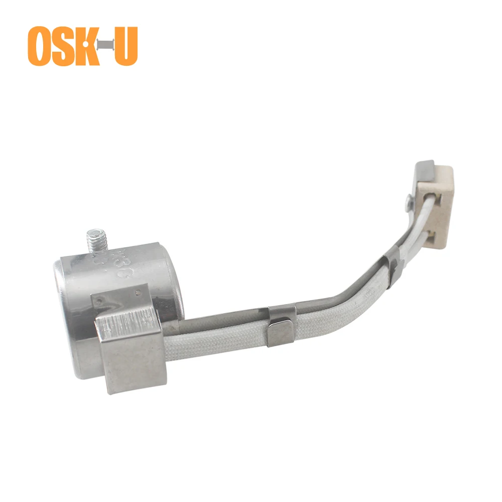 25mm ID Band Heaters 25/30/35mm Height Stainless Steel Electric Heating Element Wattage 60/70/80W for Injection Machine