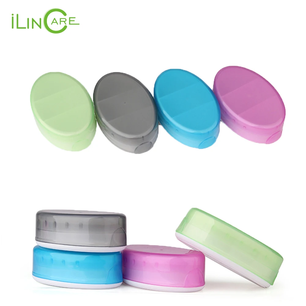 Buy Portable medicine Silicone pill case box Travel