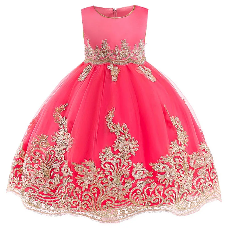 Нарядное платье для маленьких девочек детское платье принцессы с Блестками одежда для маленьких девочек возрастом от 3 до 10 лет платье-пачка на свадьбу, день рождения, Рождество, выпускной вечер