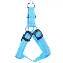 Nylon LED Dog Harness Pet Cat Dog Collar Harness Vest High Quality Safety That Light Up Dog Harness Small /Big/ Large Wholesale