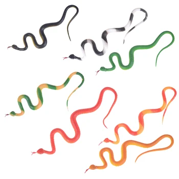 

Halloween Simulation Fake Rubber Snake Animal Artificial Faux Costume Snake Model Party Toy Gift Supplies