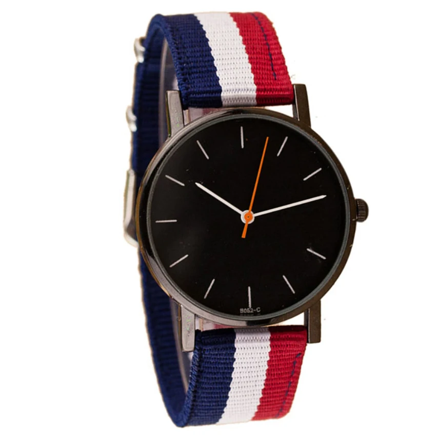 

Excellent Quality 2016 Luxury Brand Military Watch Men Quartz Analog Clock Canvas Clock Man Sports Watches Relogios Masculino