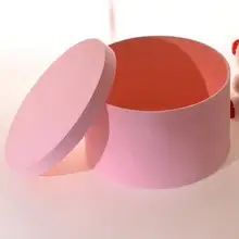 Подгонянная цилиндрическая форма подарочная коробка& Бумага Крафт круглая коробка, 500 шт много