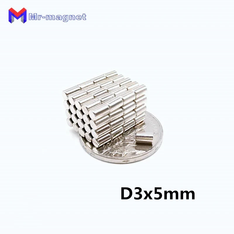 100 шт 3x5 мм магнит N50 магнитных материалов D3* 5 мм 3x5 неодимовый магнит Small Round Disc Dia.3x5 магниты 3*5 D3x5 3x5 мм