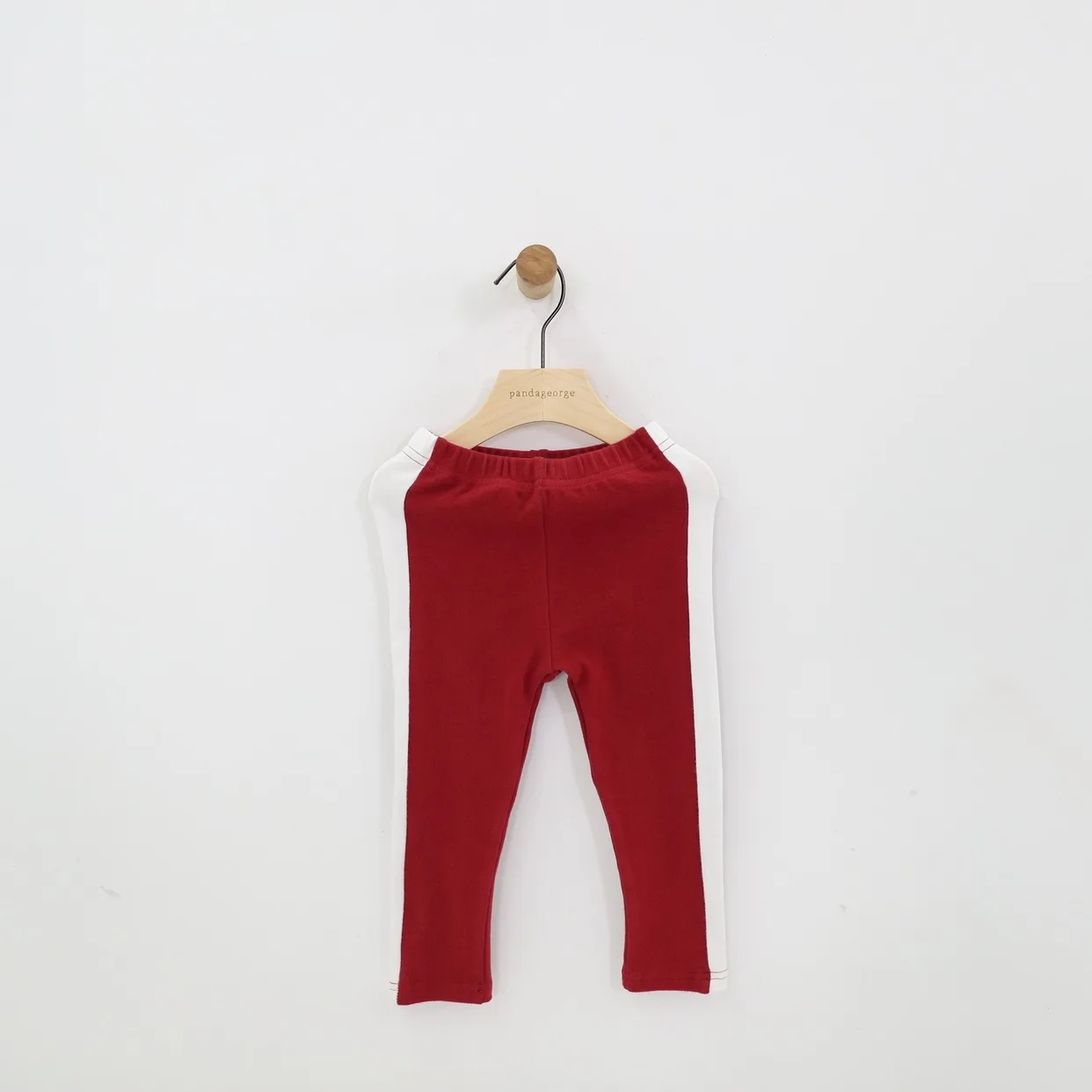 Хлопковые детские весенние штаны; детские леггинсы; детские брюки для мальчиков и девочек; осенняя одежда для маленьких мальчиков; Одежда для новорожденных; одежда для маленьких детей - Цвет: Jujube red