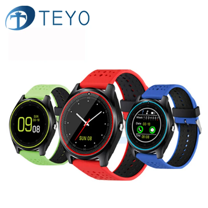 

Teyo V9 Bluetooth Smart watch With Camera GPS Support SIM card Fitness Tracker Bracelet Wearable Devices Smartband WristWatch