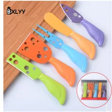 Bxlyy многоцветный сыр Ножи Нержавеющая сталь сыр вилка 5 шт./компл. Кухня виджет домашний Декор Аксессуары терка для сыра Ножи. T