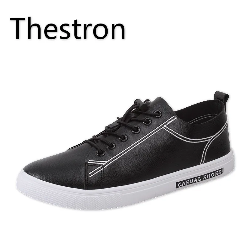 Thestron الرجال عارضة أحذية جلدية رجل أسود الدانتيل يصل أحذية تزلج 2018 أزياء رياضية الذكور الأحذية مصمم العلامة التجارية مريحة Thestron الرجال عارضة أحذية جلدية رجل أسود الدانتيل يصل أحذية تزلج 2018 أزياء رياضية الذكور الأحذية مصمم العلامة التجارية مريحة