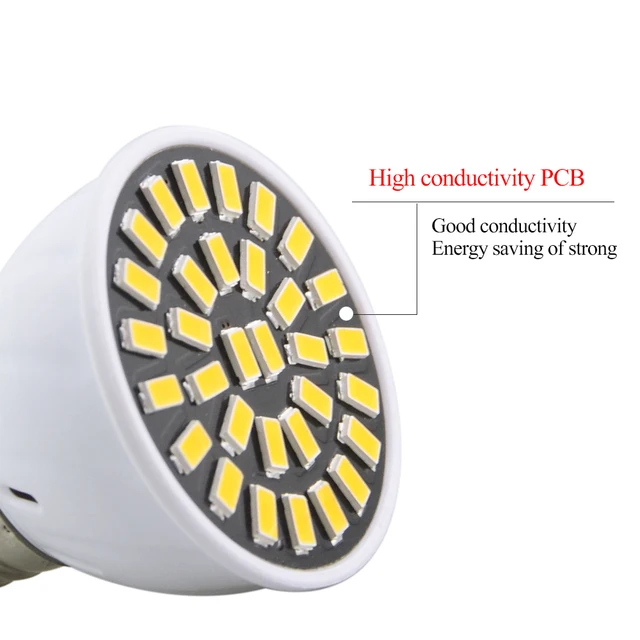 Foxanon-Bombillas de luz LED E27 MR16 GU10 AC220V, 110V, 5W, 7W, 9W, 18, 24, 32LED, SMD 5733, foco cfl Foxanon-Bombillas de luz LED E27 MR16 GU10 AC220V, 110V, 5W, 7W, 9W, 18, 24, 32LED, SMD 5733, foco cfl