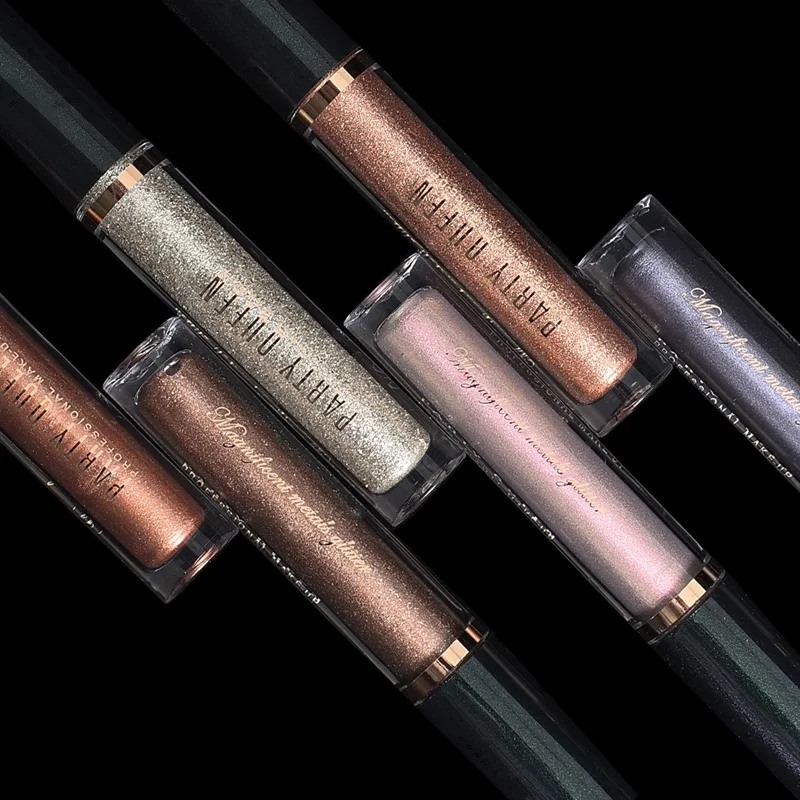 

6pcs Party Queen Brand New Liquid Eye Shadow Shimmer Metallic Glitter Long Lasting Metallic Pigment Eye Beauty Silkworm