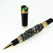 Jinhao СЕРЫЙ Короля Дракона ИГРАТЬ жемчужина РОЛИК ручка Оверлорд Зеленая жемчужина