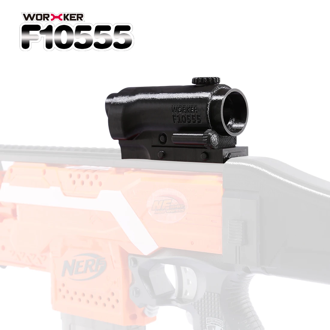 

WORKER F10555 3D Printing NO.116 Decorative Front Sight Matching for Nerf Stryfe - Black