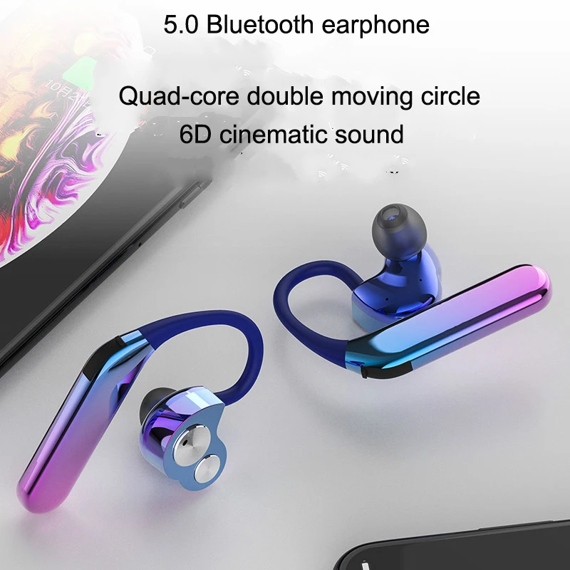 Беспроводные наушники с объемным стереозвуком беспроводные Bluetooth спортивные