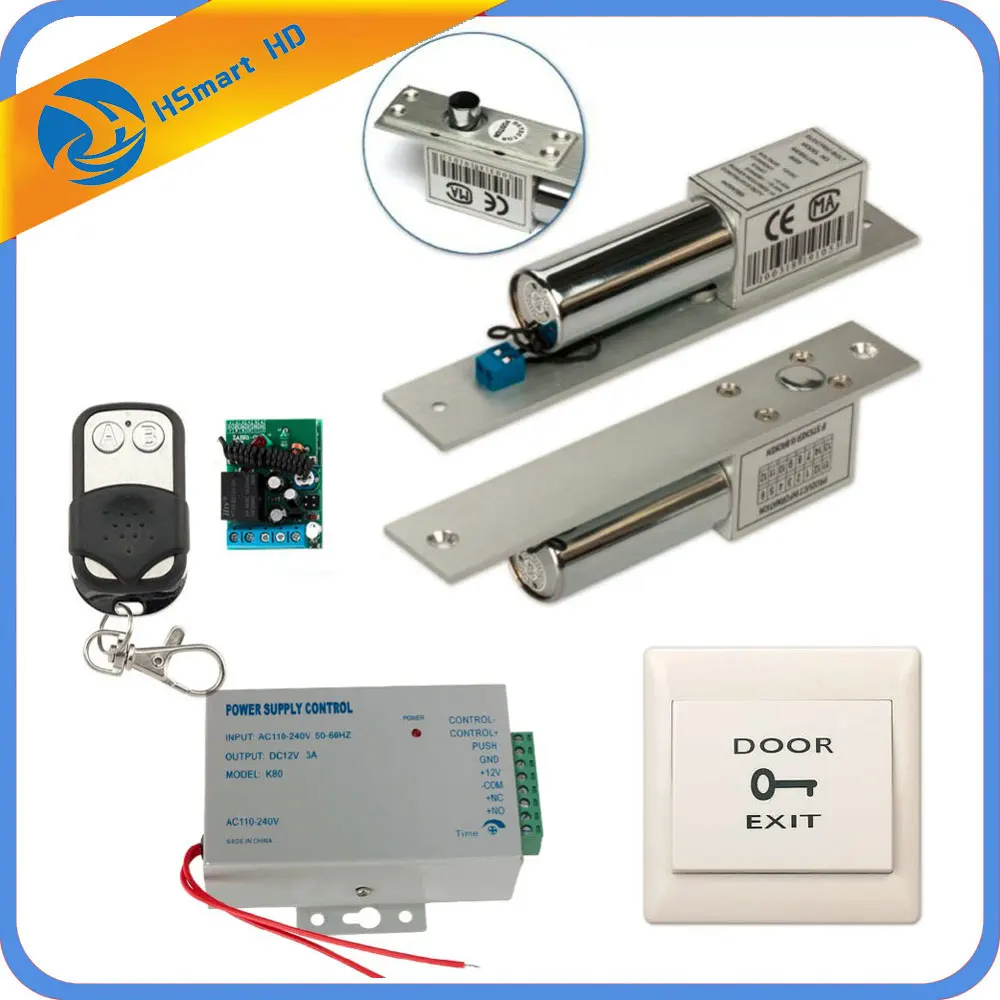 

Electric Bolt Lock Fail-Safe NC Mode DC 12V For Access Control Wood Metal Door for Video Doorphone Access Control System