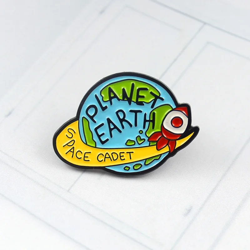 

New Fashion new space student explores cartoon drip brooch jewelry For Women