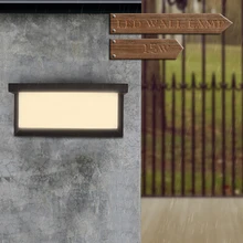 8/15 Вт светодиодный настенный светильник, современный настенный светильник, AC 85-265 в, водонепроницаемый наружный светильник, для сада, дома, Buitenverlichting