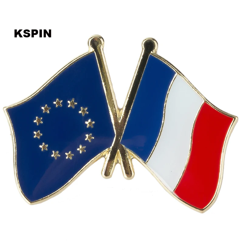 Европейский союз флаг дружбы значок на лацкане булавка 1 шт. в партии