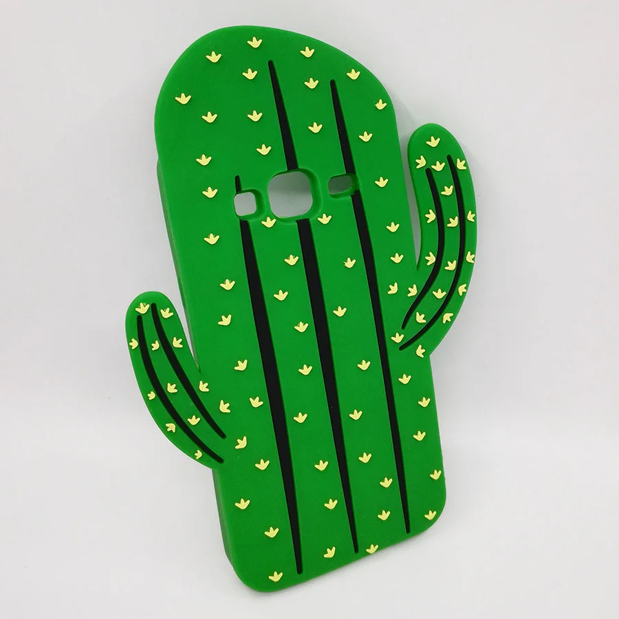 

New 3D Cartoon Plant Cactus Cacti Case Soft Silicone Cover For Samsung Galaxy 2016 J3 J310 & J5 J510 & J7 J710 Capa Rubber Shell