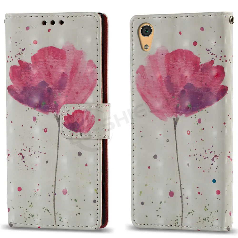 Чехол для Sony Xperia XA1 Dual G3116 G3112 G3121 флип чехол телефона кожаный XA 1 XperiaXA1 кошелек сумка