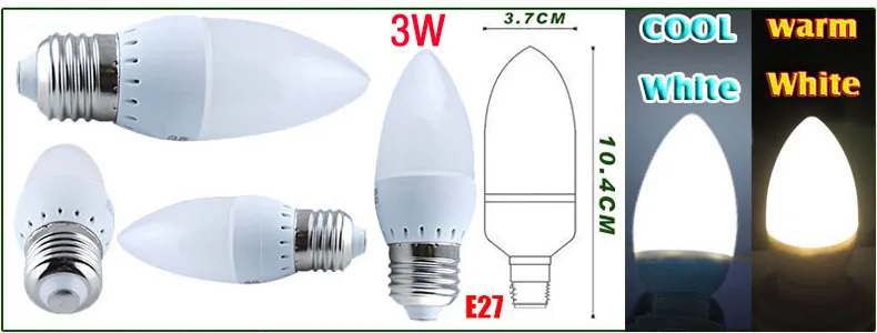JianJianDian светодиодный лампы E14 E12 B15 E27 B22 SMD2835 110-220V светодиодный Свеча светильник 3W 5 Вт 7 Вт светодиодный 8 Вт люстра белый/теплый белый светодиодный светильник