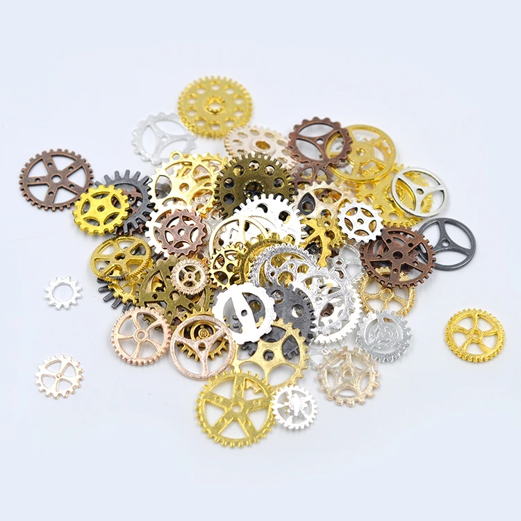 

Механическое приспособление «сделай сам», смешанный клей-браслет с цветами, аксессуары в стиле ретро, ювелирные изделия, механическая упаковка в стиле стимпанк