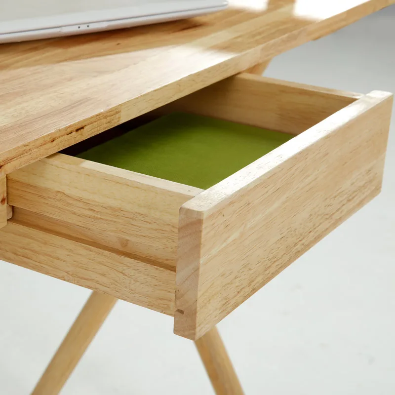 Sale Louis Fashion Computer Desks Nordic Modern Simplified Japanese Solid Wood Desktop Bedroom Study Home Student Writing 4