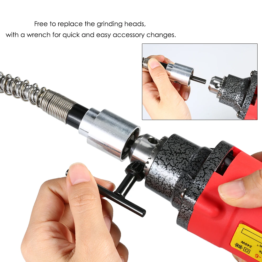 Electric Grinder Set 6-Speed Variable Speed Electric Drill Grinding Rotary Tool with 150pcs Accessories for Polishing Engraving