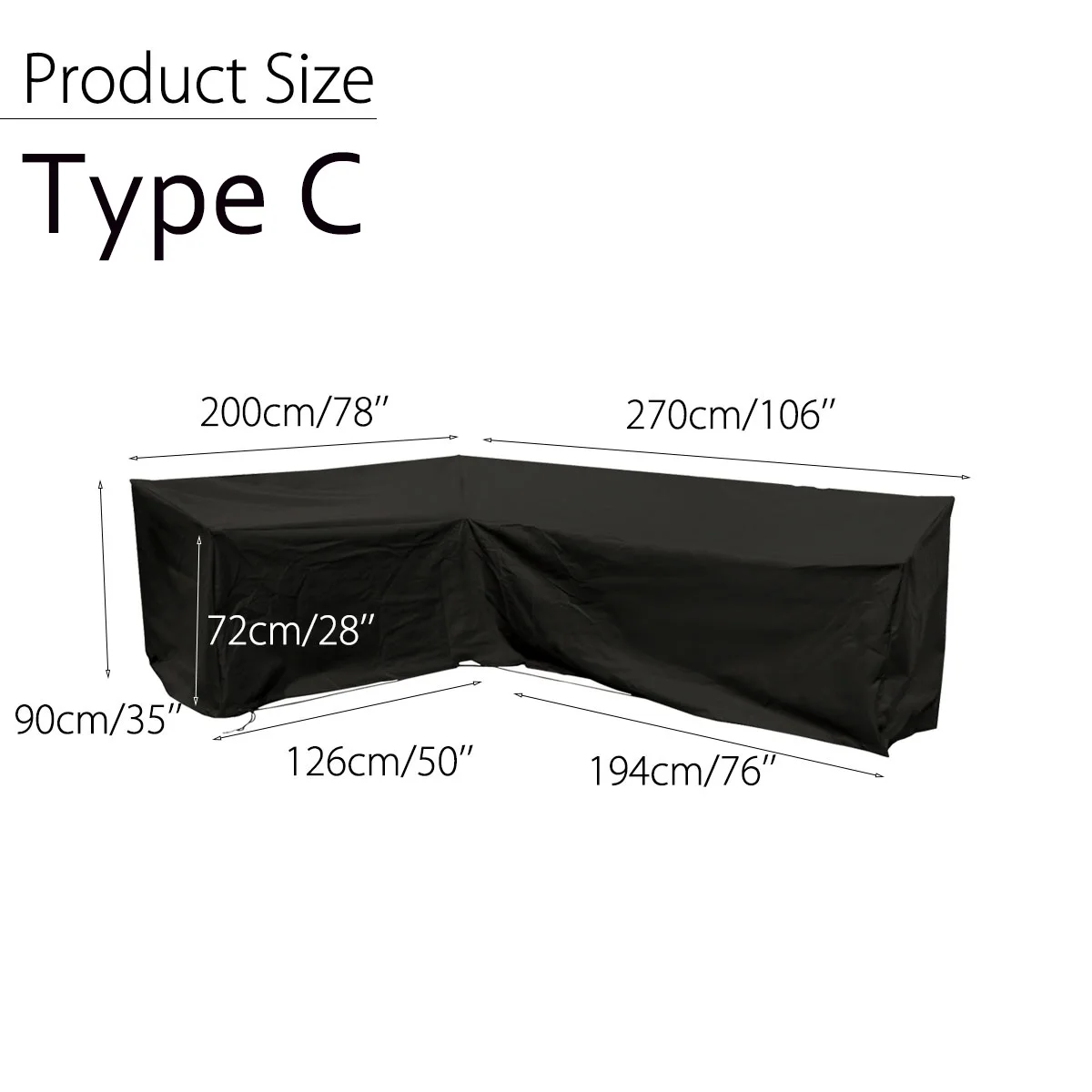 Outdoor Garden Furniture Cover Waterproof L Shape Furniture Cover Sofa Rain Dust Cover Wicker Sofa Set Protection Cover Cloth All Purpose Covers Aliexpress