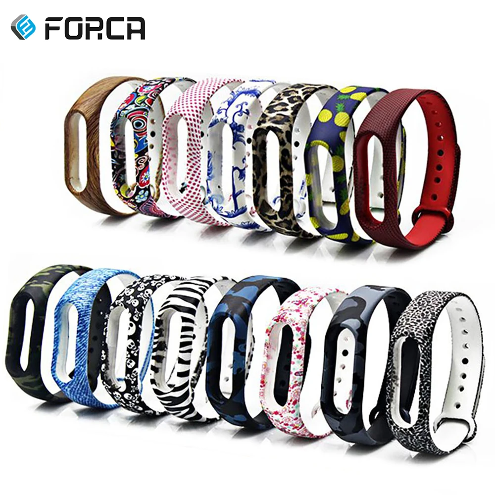 FORCA Silicone Wrist Strap Band Replacement Smart Watchband for Original Miband 2 Xiaomi Mi band Women Men Children | Электроника