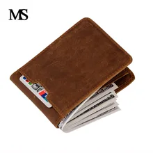 New Crazy Horse leather Men Wallets Brand Vintage Genuine Leather Cowhide Short Men's Wallet Purse ID Card Holder Wallet TW1676 New Crazy Horse leather Men Wallets Brand Vintage Genuine Leather Cowhide Short Men's Wallet Purse ID Card Holder Wallet TW1676