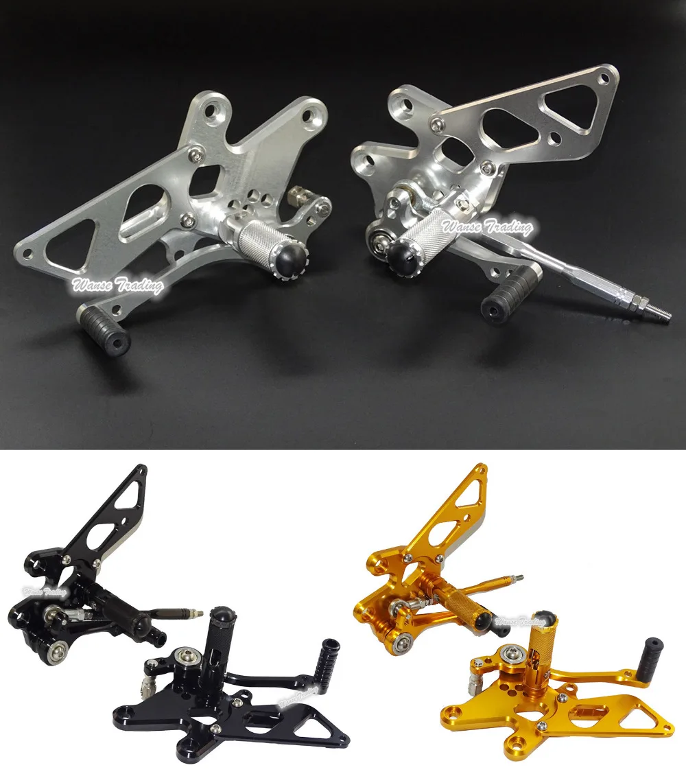 

Motorcycle CNC Adjustable Rider Rear Sets Rearset Footrest Foot Fold Rest Pegs For Kawasaki Ninja 250R EX250 2008 2009 2010-2012