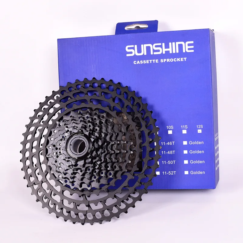 SUNSHNE MTB 11 скоростей 11-50 т кассета 365 г Сверхлегкий велосипед свободного хода 11 Т Запчасти для велосипеда горный для Shimano M9000 M8000 M7000