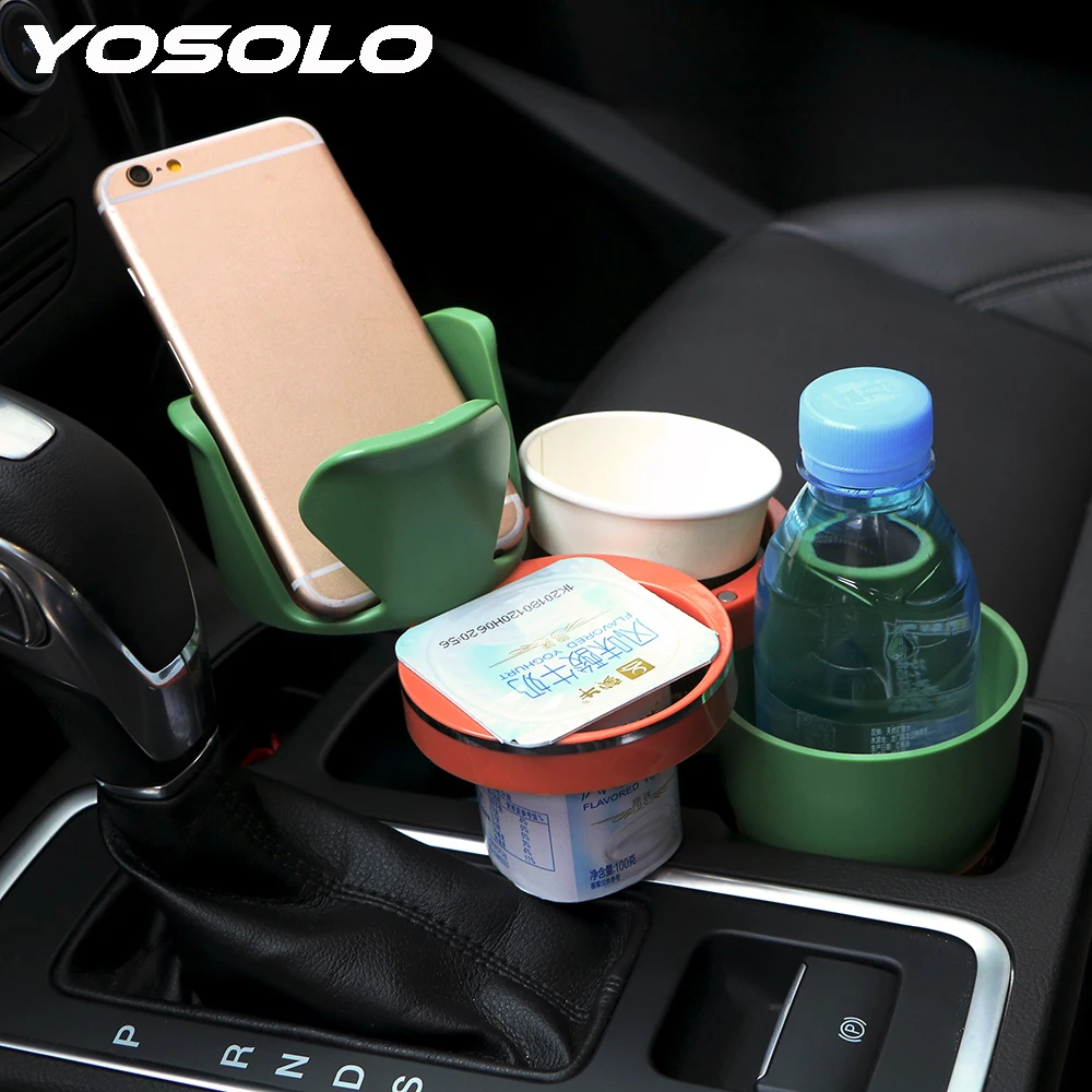 YOSOLO Auto Sunglasses Drink Cup Holder Phone Holder Interior Accessories For Coins Keys Phone Stand Car Organizer Car-styling YOSOLO Auto Sunglasses Drink Cup Holder Phone Holder Interior Accessories For Coins Keys Phone Stand Car Organizer Car-styling