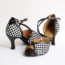 Новое поступление; женские туфли для латиноамериканских танцев; цвет черный, белый, синий, красный, золотой; 4 цвета; женские туфли на квадратном каблуке