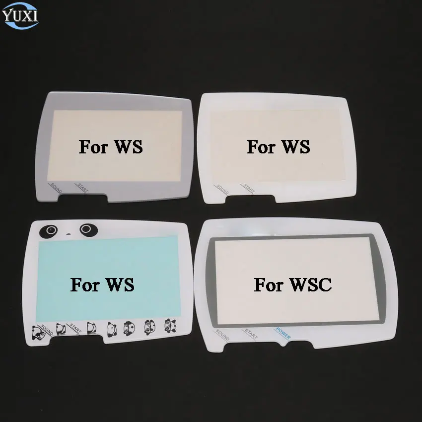 

YuXi Plastic Protective Cover Replacement For WS WSC For Wonder Swan Crystal Screen Lens Protector