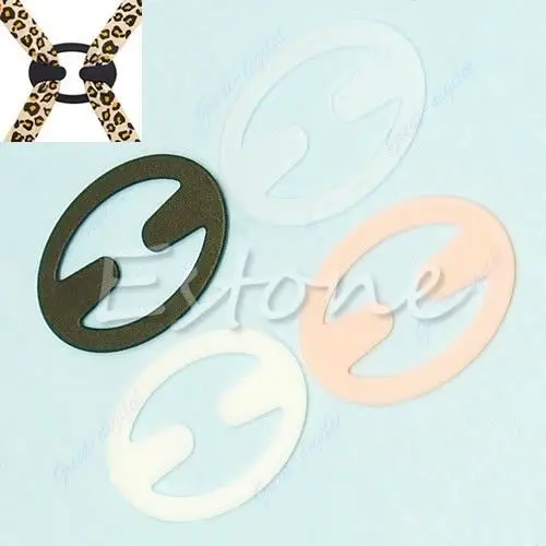 20PCS Sexy Oval Cleavage Control Clips Hide Bra Strap Buckle Adjust
