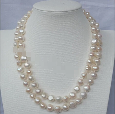

Free shipping >>>>>100% 11-12mm Barock Perlenkette 32