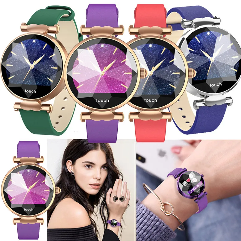 

J2 Women Blood Pressure&Heart Rate Sport Smart Watch Bracelet for Android IOS 1.04 Inch Colour TFT Screen 240x206 40AP02